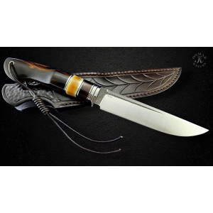 АРИЗОНА ІІ ексклюзивний ніж ручної роботи майстра Ruslan knives, сталь N690, 60 HRC. Photo 3